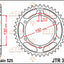 Sprocket Rear 48T 525 JT SPROCKETS JT SPROCKETS MOTOVEIKALS 21