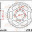 Sprocket Rear 49T 428 JT SPROCKETS JT SPROCKETS MOTOVEIKALS 21