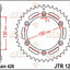 Sprocket Rear 51T 428 JT SPROCKETS JT SPROCKETS MOTOVEIKALS 21