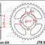 Sprocket Rear 52T 420 JT SPROCKETS JT SPROCKETS MOTOVEIKALS 21
