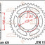 Sprocket Rear 53T 420 JT SPROCKETS JT SPROCKETS MOTOVEIKALS 21