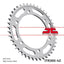 Sprocket Rear T42 525 Blk JT SPROCKETS JT SPROCKETS MOTOVEIKALS 21