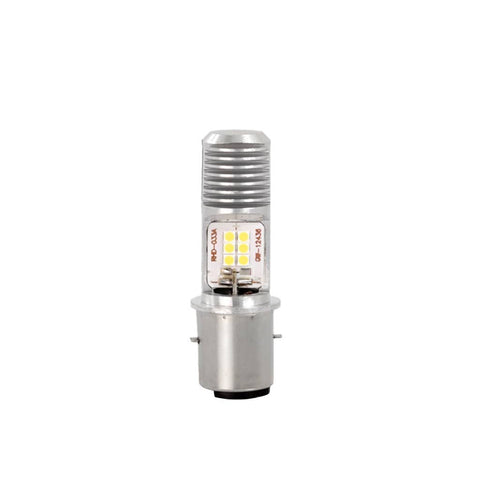 Spuldze Blister 1x LED BA20D 12x3030SMD 10-80V AC/DC white M-TECH MOTOVEIKALS 21