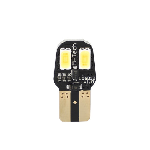 Spuldze Blister 2x LED L806W - W5W CANBUS 4xSMD5630 White M-TECH MOTOVEIKALS 21