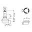 Spuldze BOSCH halogens H8 12V max. 35W BOSCH MOTOVEIKALS 21
