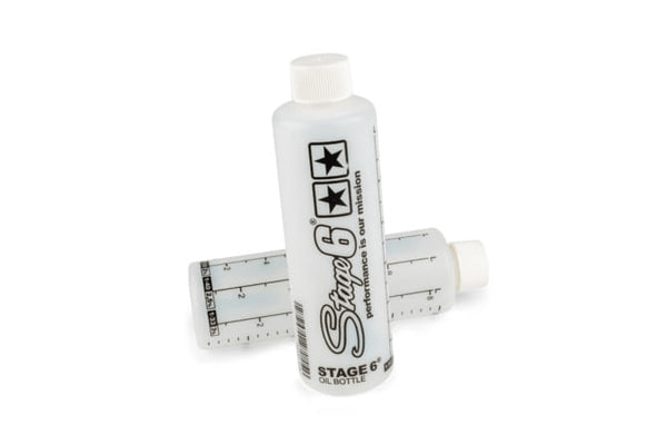 Eļļas jaukšanas pudelīte 250ml Stage6 melna apdruka