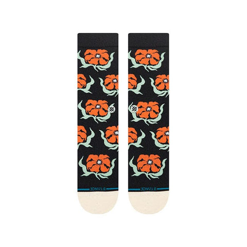 Stance Broadcast Floral Crew socks black STANCE MOTOVEIKALS 21