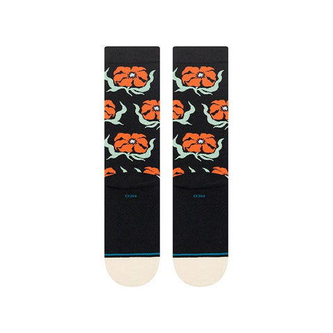 Stance Broadcast Floral Crew socks black STANCE MOTOVEIKALS 21
