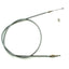 Starter clutch cable grey MOGA outer cover length 970mm inner cable 1085mm color for moped moped MOGA MOTOVEIKALS 21