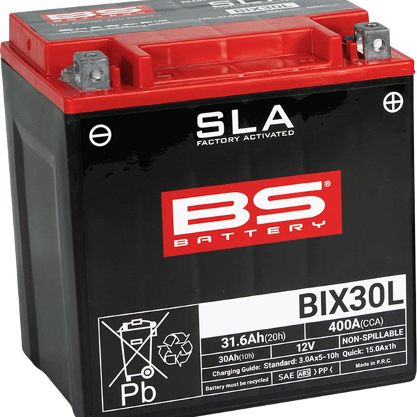 Startera akumulatoru baterija BS-BATTERIES BIX30L SLA BS BATTERY MOTOVEIKALS 21
