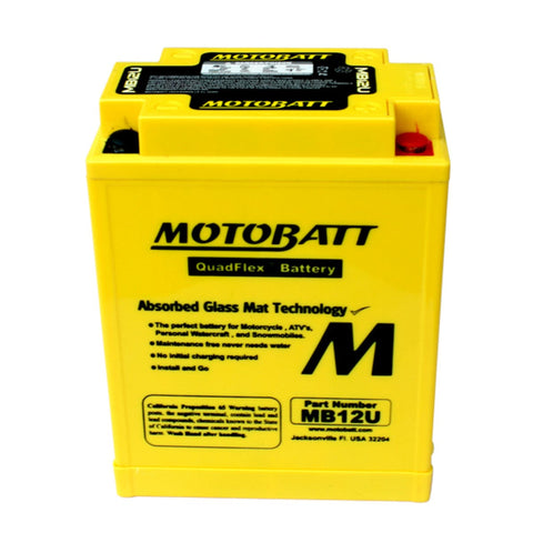 Startera akumulatoru baterija MOTOBATT QUADFLEX MB12U MOTOBATT MOTOVEIKALS 21