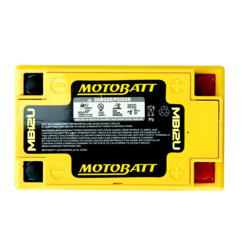 Startera akumulatoru baterija MOTOBATT QUADFLEX MB12U MOTOBATT MOTOVEIKALS 21
