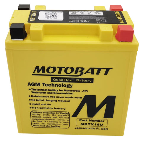 Startera akumulatoru baterija MOTOBATT QUADFLEX MBTX16U MOTOBATT MOTOVEIKALS 21