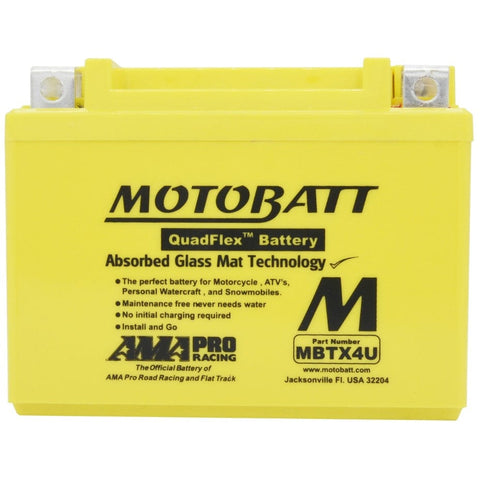 Startera akumulatoru baterija MOTOBATT QUADFLEX MBTX4U MOTOBATT MOTOVEIKALS 21