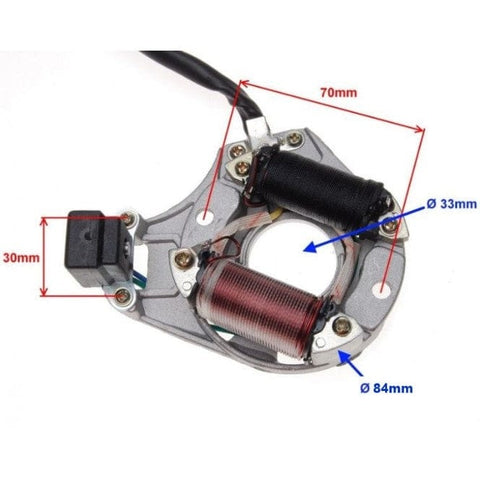 Stators 2 spoles 4T REPLICA MOTOVEIKALS 21