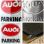 Stāvvietas zīme AUDI PARKING ONLY 30cmx40cm NOSTALGIC ART MOTOVEIKALS 21