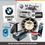 Stāvvietas zīme BMW PARKING ONLY 20x30cm NOSTALGIC ART MOTOVEIKALS 21