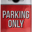 Stāvvietas zīme MINI PARKING ONLY 20 x 30 cm NOSTALGIC ART MOTOVEIKALS 21
