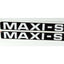 Sticker fairing black white for Puch Maxi S DIVERSE / IMPORT MOTOVEIKALS 21