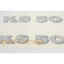 Sticker set 155mm for Zündapp KS 50 Super Sport Type 517 DIVERSE / IMPORT MOTOVEIKALS 21
