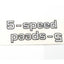 Sticker set 5-Speed side cover fairing for Zündapp GTS 50 5 speed DIVERSE / IMPORT MOTOVEIKALS 21
