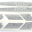 Sticker set 8 pieces gray for Peugeot 103 moped moped DIVERSE / IMPORT MOTOVEIKALS 21