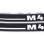 Sticker set MOGA 105mm x 21mm for Hercules M4 moped mokick MOGA MOTOVEIKALS 21