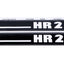 Sticker set MOGA 2 pieces 105mm x 21mm height for Hercules Hobby Rider HR MOGA MOTOVEIKALS 21