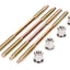 stud bolt set Schmitt w/ nuts M6x125mm for Simson S51, KR51/2, SR50 SCHMITT MOTOVEIKALS 21