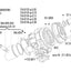 studs set Polini with nuts M7 / 123mm - 4 pieces POLINI MOTOVEIKALS 21