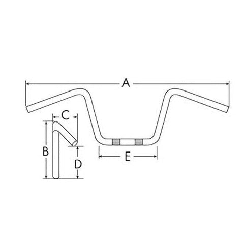 Stūre 22 mm OFF-ROAD ALU GRAY REPLICA MOTOVEIKALS 21