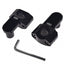 Stūres adapteru komplekts HANDLEBAR RISER BLACK 22mm -> 28.50mm HEBE MOTOVEIKALS 21