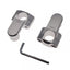 Stūres adapteru komplekts HANDLEBAR RISER SILVER 28.50mm -> 28.50mm HEBE MOTOVEIKALS 21