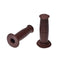 Stūres rokturi 1"+7/8 125mm BROWN REPLICA MOTOVEIKALS 21