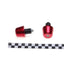 Stūres uzgaļi 17mm RED B-GRADE REPLICA MOTOVEIKALS 21