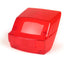 Tail light lens -MOTO NOSTRA- Vespa PX (-1984) with E-mark - red MOTO NOSTRA MOTOVEIKALS 21