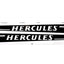 Tank sticker MOGA 2 pieces wide approx. 280mm high 40/25mm glossy black with white lettering for moped, moped MOGA MOTOVEIKALS 21