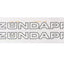 Tank sticker MOGA dimensions wide approx. 220mm high 20mm for Zündapp, Star, A 25, GTS 50, CX KS 80 Super, Sport, K 80, SX MOGA MOTOVEIKALS 21