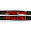 Tank sticker set 2 pieces 200 x 27mm black red for Puch Maxi N S Chopper moped, moped, mokick DIVERSE / IMPORT MOTOVEIKALS 21