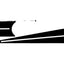 Tank wedge sticker MOGA 2 pieces length 300mm wide 60mm 87mm for Hercules K 50, 50 Ultra, MK 1, 2, 3M, 4M MOGA MOTOVEIKALS 21