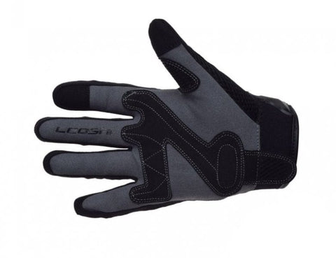 Tekstila perforēti cimdi LEOSHI MESH BLACK/GRAY 2XL LEOSHI MOTOVEIKALS 21