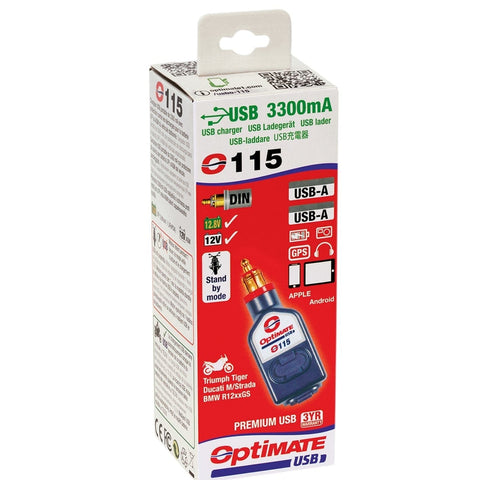 Telefona lādētājs USB 3.3A DUAL TRIUMPH / BMW / DUCATI TECMATE MOTOVEIKALS 21