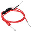 throttle cable Doppler PTFE red for Derbi Senda DRD X-Treme 11-, DRD Racing 11-, Aprilia RX 50, SX 50 11-, Gilera RCR, SMT 11- DOPPLER MOTOVEIKALS 21