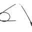 Throttle cable ready to install for Simson SR 50, 80, Mokick DIVERSE / IMPORT MOTOVEIKALS 21