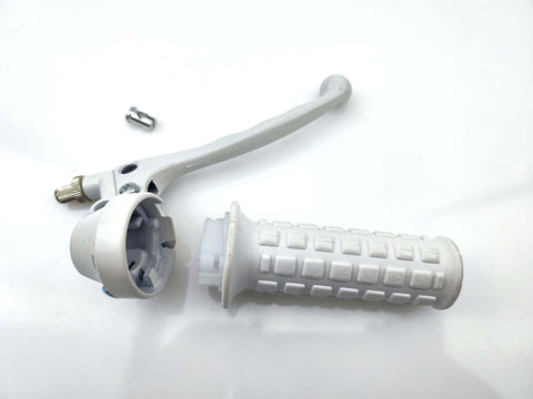 Throttle grip, brake lever color white for Zündapp, Kreidler, Hercules, Puch, DKW, KTM, Rixe, Sachs DIVERSE / IMPORT MOTOVEIKALS 21