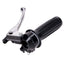 Throttle grip fitting black with aluminum lever for Hercules K MK PL M P Prima moped DIVERSE / IMPORT MOTOVEIKALS 21