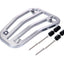 Top Case carrier / luggage carrier step-through Moto Nostra, silver, CNC for Vespa Primavera 50-150cc, Sprint 50-150cc MOTO NOSTRA MOTOVEIKALS 21