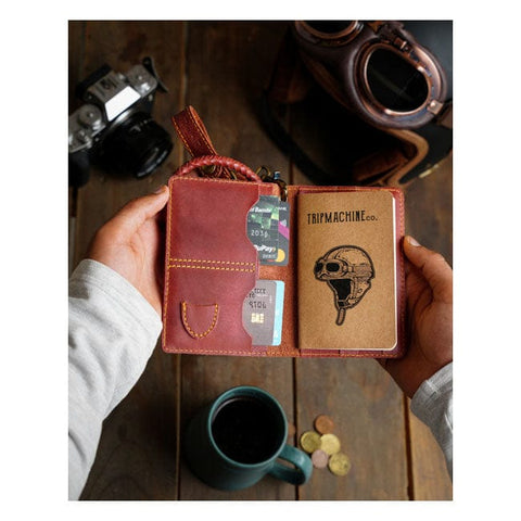 Trip Machine Explorer wallet cherry red TRIPMACHINE MOTOVEIKALS 21