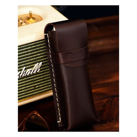 Trip Machine Sunglasses case tobacco TRIPMACHINE MOTOVEIKALS 21