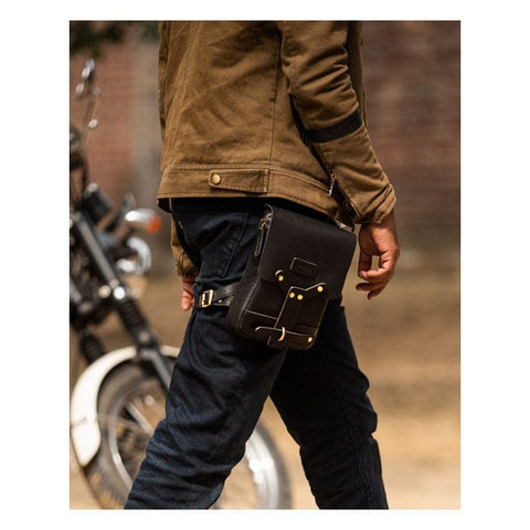 Trip Machine, Thigh bag / leg bag. Black TRIPMACHINE MOTOVEIKALS 21